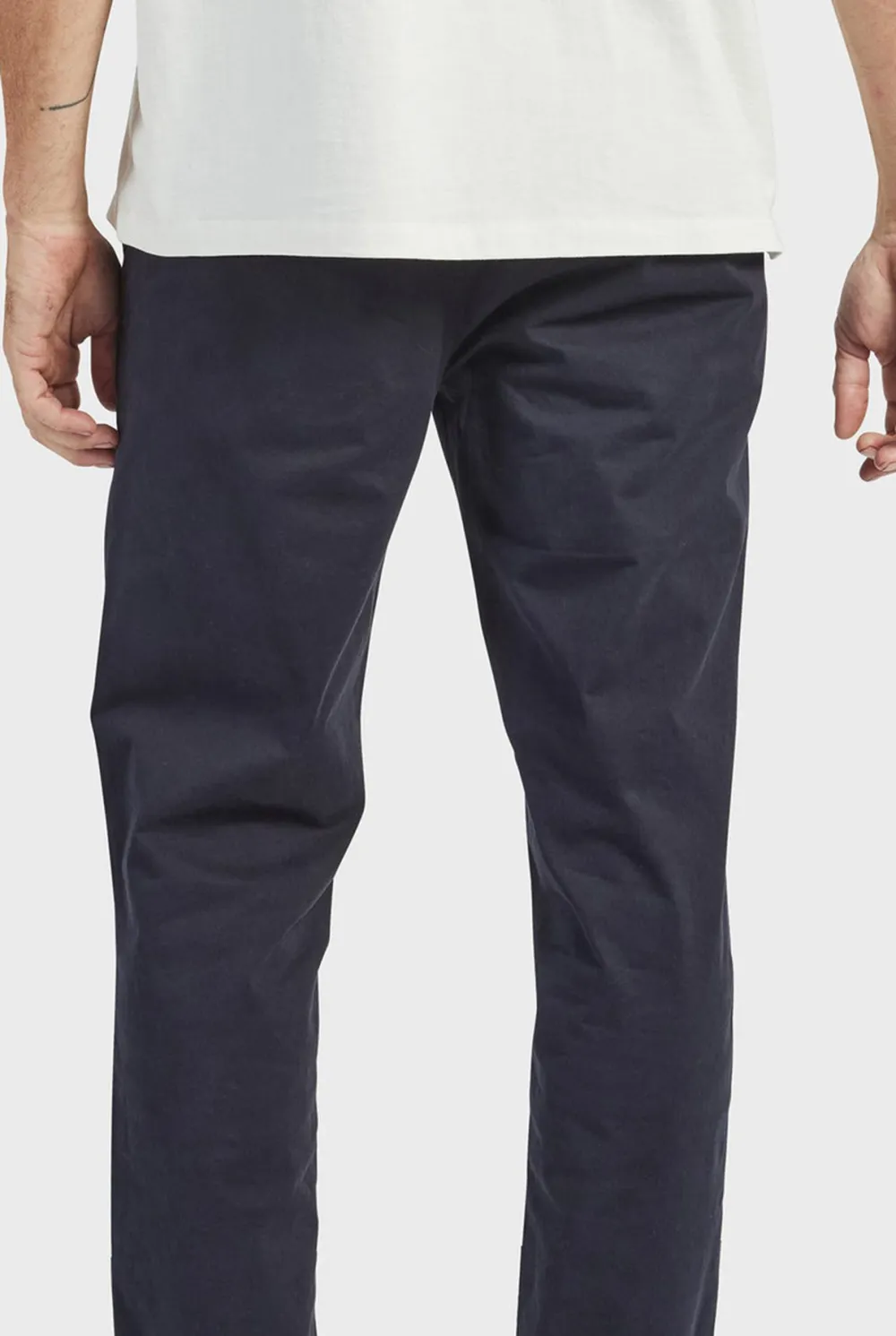 Black Slim Fit Linen Blend Trousers