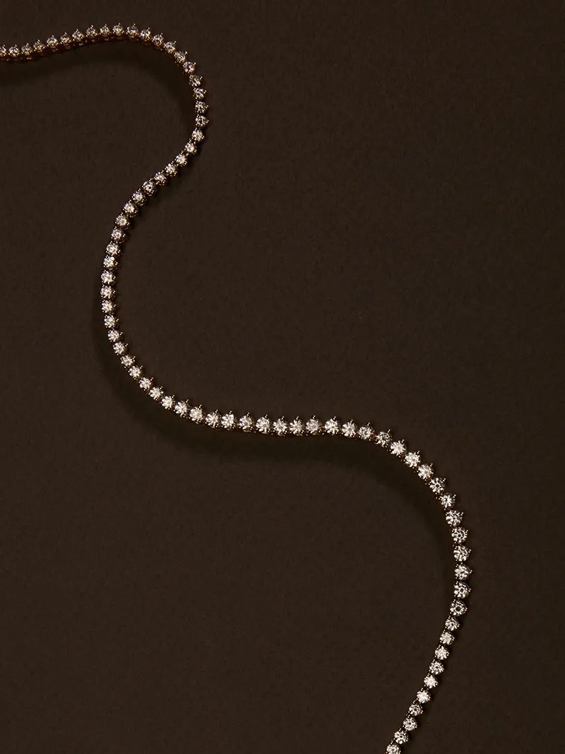 Polished Riviere Necklace