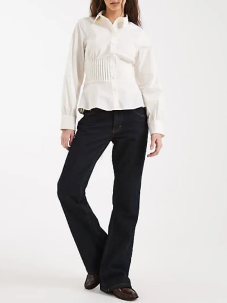 Pleated Waist Shirt