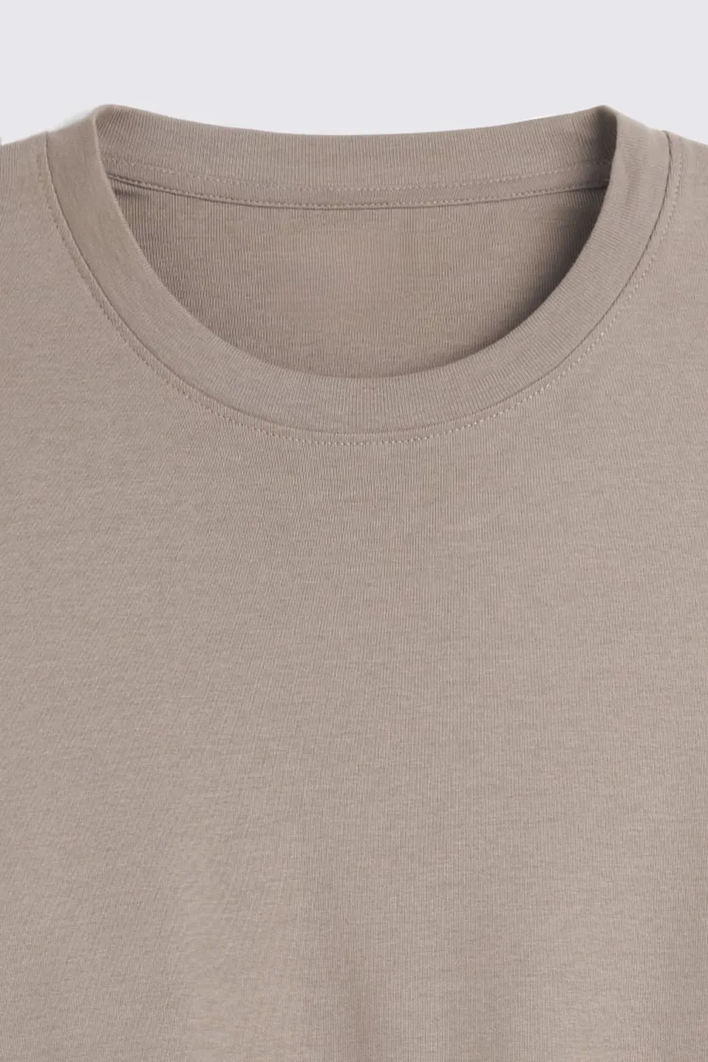 Men's Black Heavyweight Round-Neck T-Shirt
