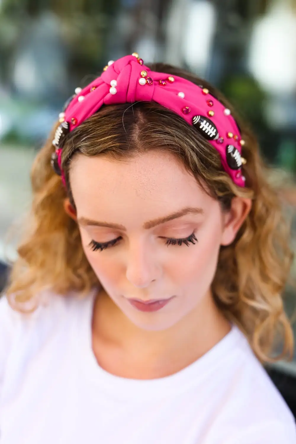 Top Knot Game Day Hair Headband