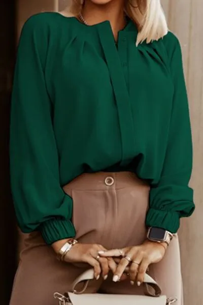 Relaxed Crew Neck Shirt