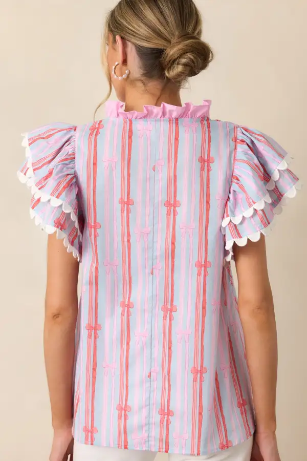 Bow Ruffled Blouse