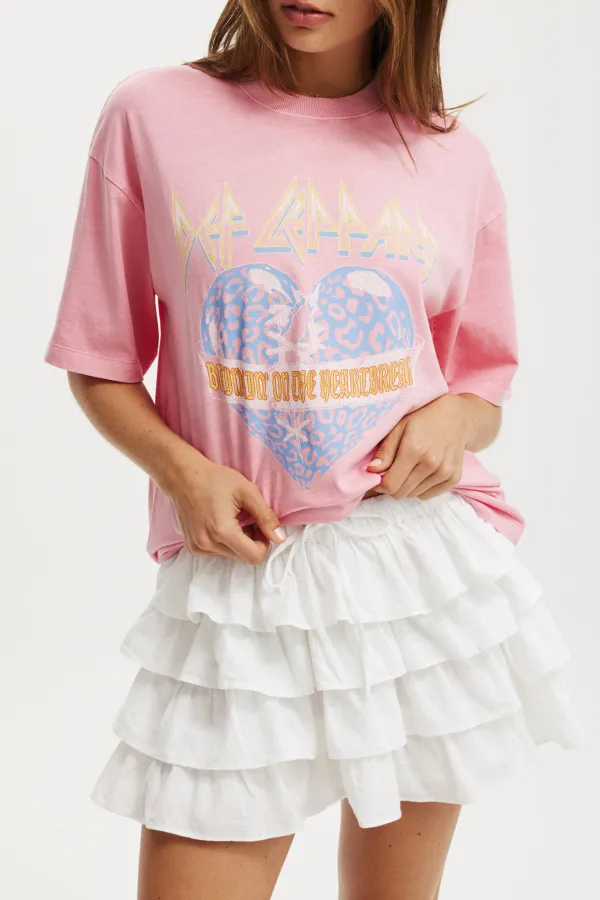 Heart Printed Half Sleeve Casual T-Shirts