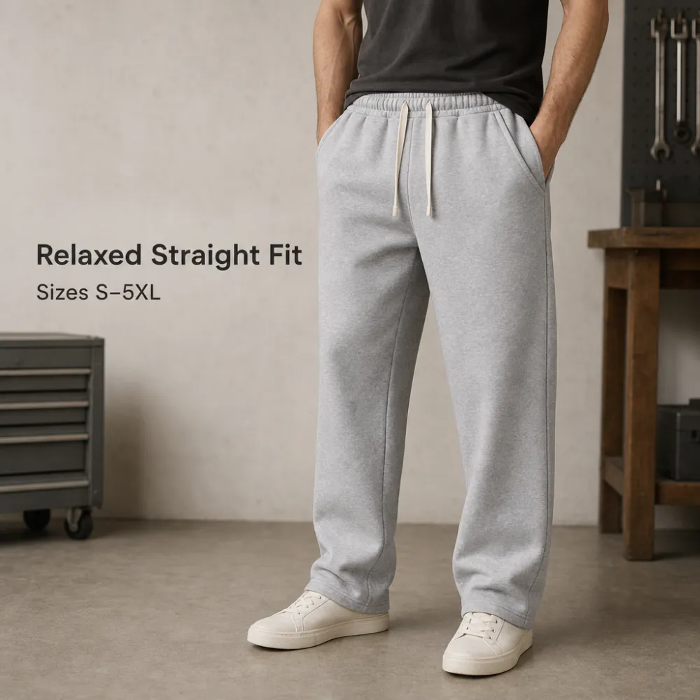 Men’s Relaxed Fleece Drawstring Sweatpants