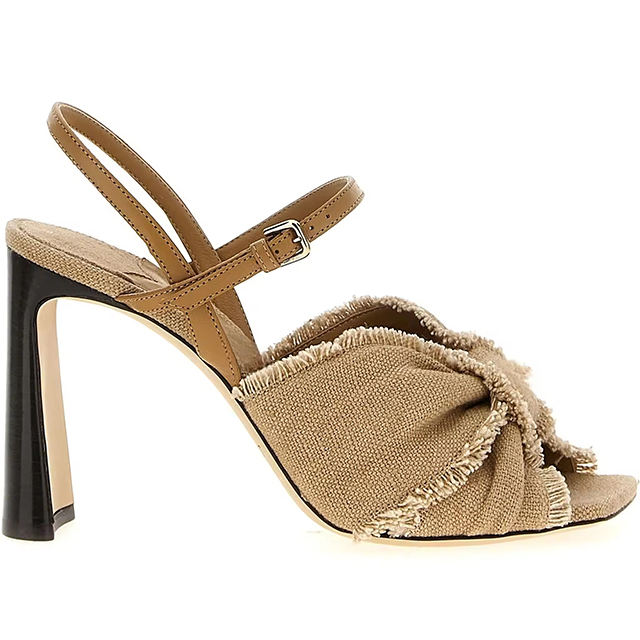 Seraphina Square Toe Chunky Heel Sandals