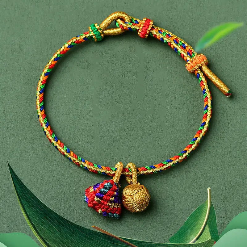 Rope Handmade Ball Charm Bracelet