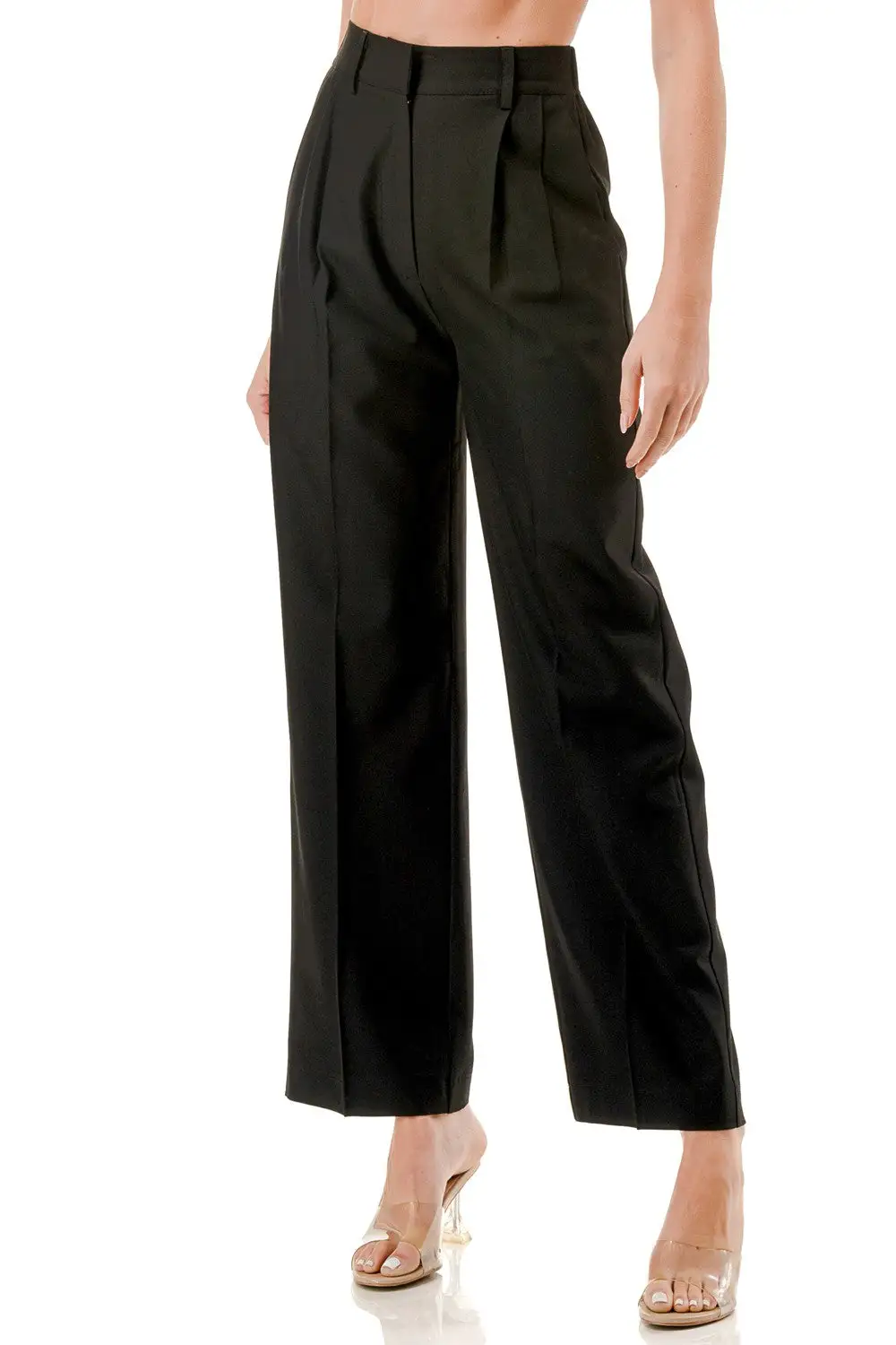 Refined Wide Leg Pants