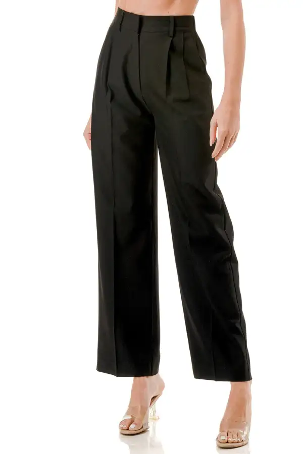 Refined Wide Leg Pants