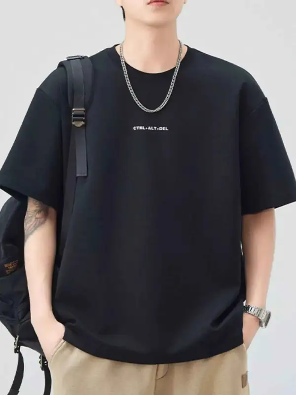 Classic Round Neck Short Sleeve T-Shirt