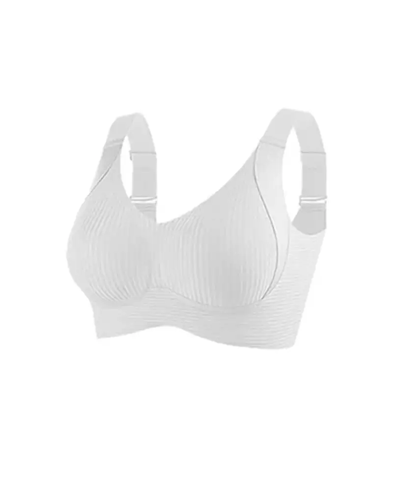 4PACK-Women's Solid Color Four RowsAdjustable Wireless Bras