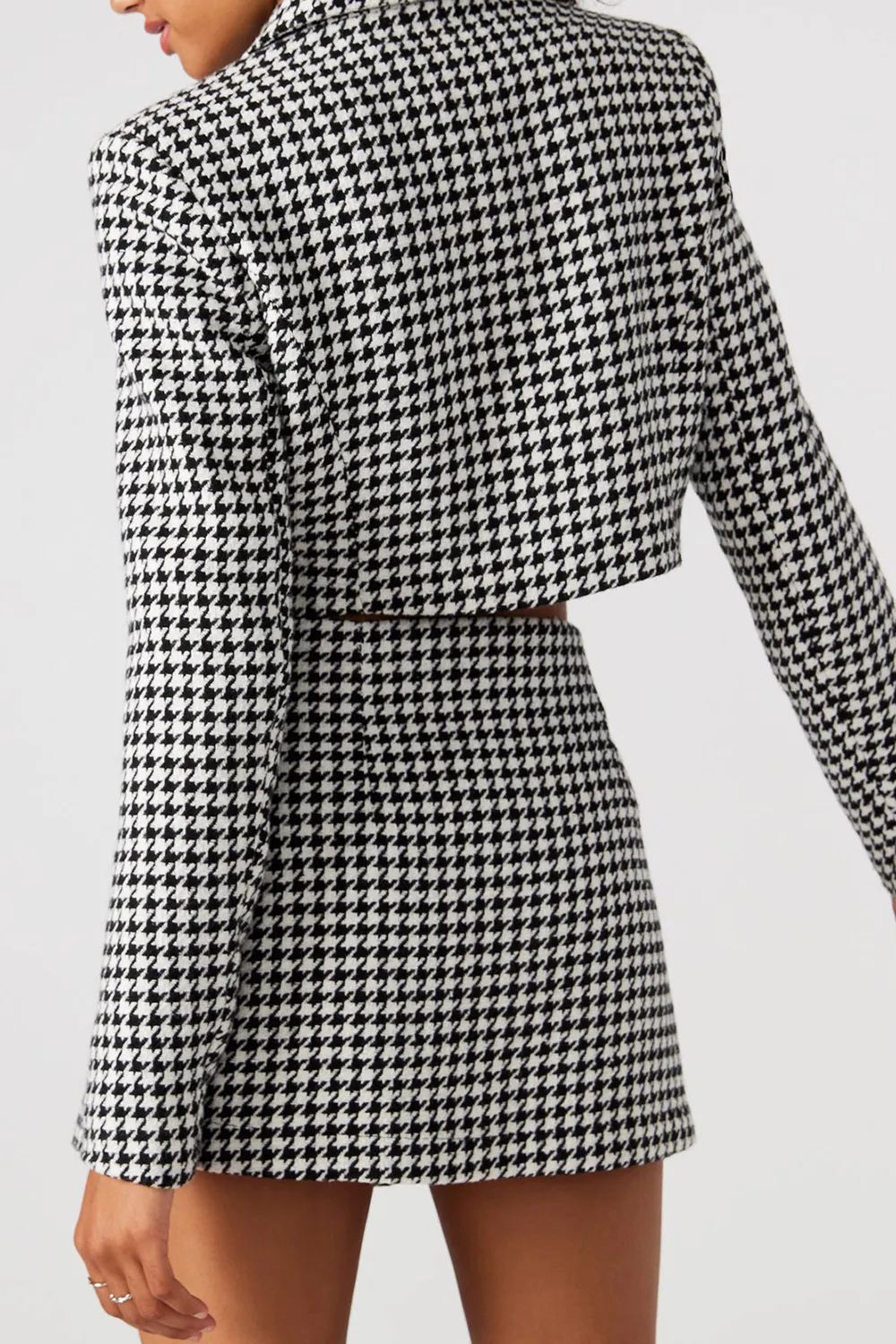 SHORT BLAZER WHITEBLACK