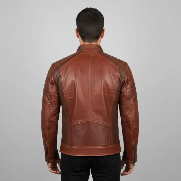 Everyday Leather Biker Motorcycle Cafe Racer Jacket