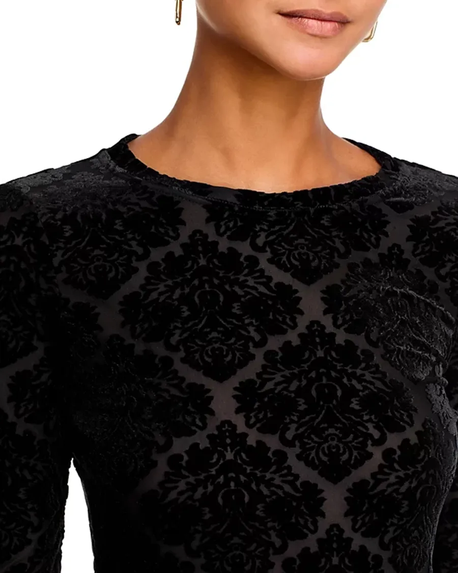 Long Sleeve Crew Neck Top