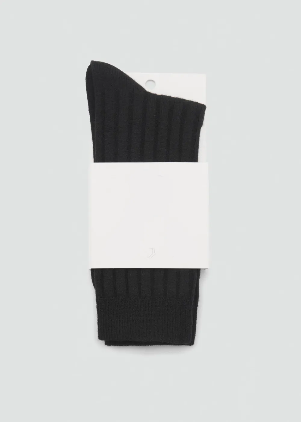 Black Wool Blend Casual Style Socks