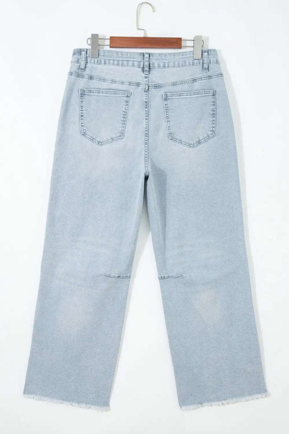 Sequin Detail Patched Graphic Pattern Raw Hem Relaxed Jeans