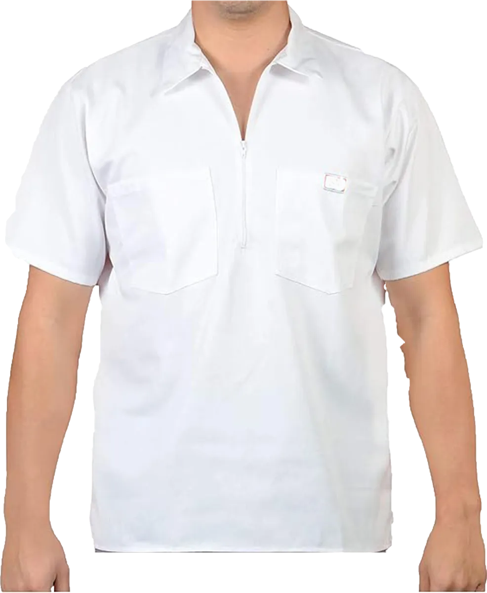 🧥 Short Sleeve 1/2 Zip Work Shirt – Built for Comfort. Made to Last.  🔥 Limited-Time Offer — 60% OFF This Week Only!