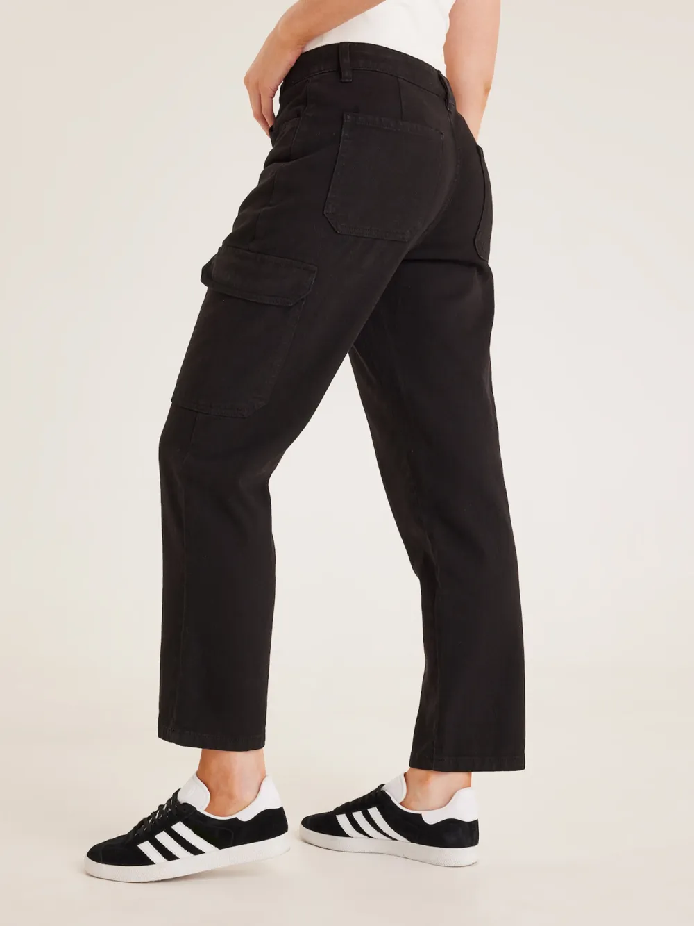 Solid Color Casual Jean