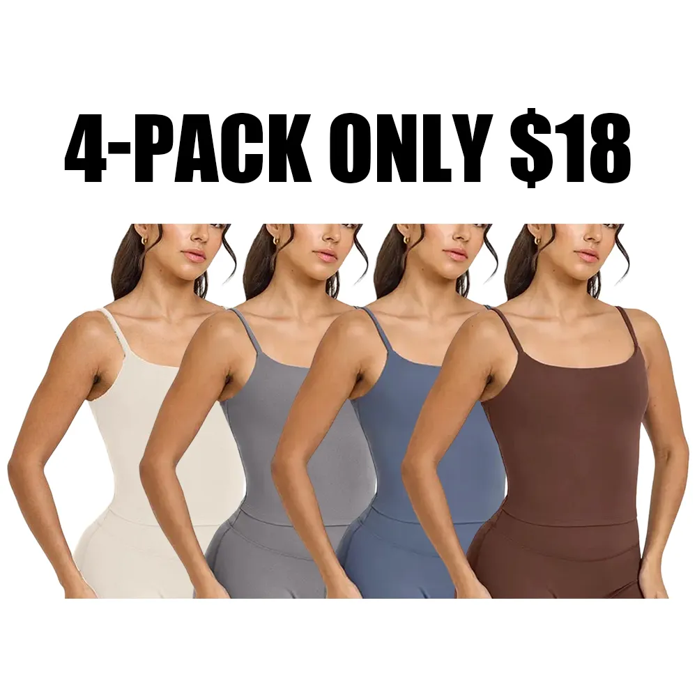 Thin-strapped tank top/sports bra