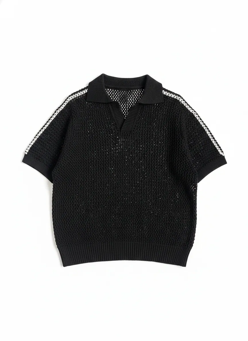 Loose Knit Hollow Top