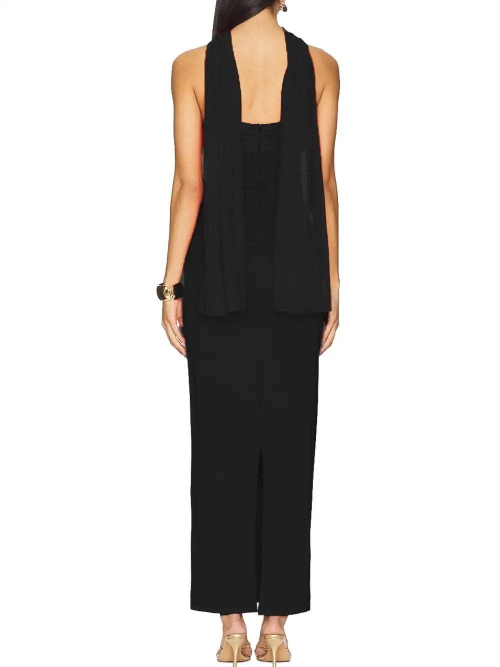 Smooth Finish Ruched Maxi Dress