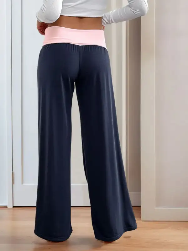 Easy Wide Leg High Waist Pants