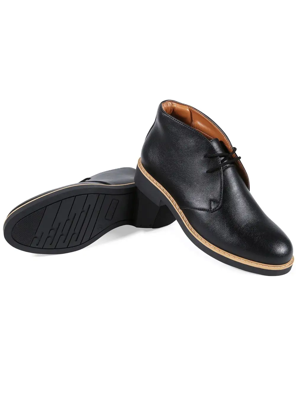 Women's Clean Casual Water Resistant Vegan Leather Everyday Boots