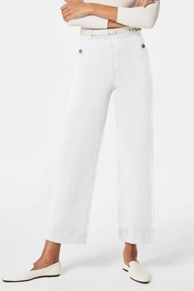 High Waist Pocket Denim Jeans