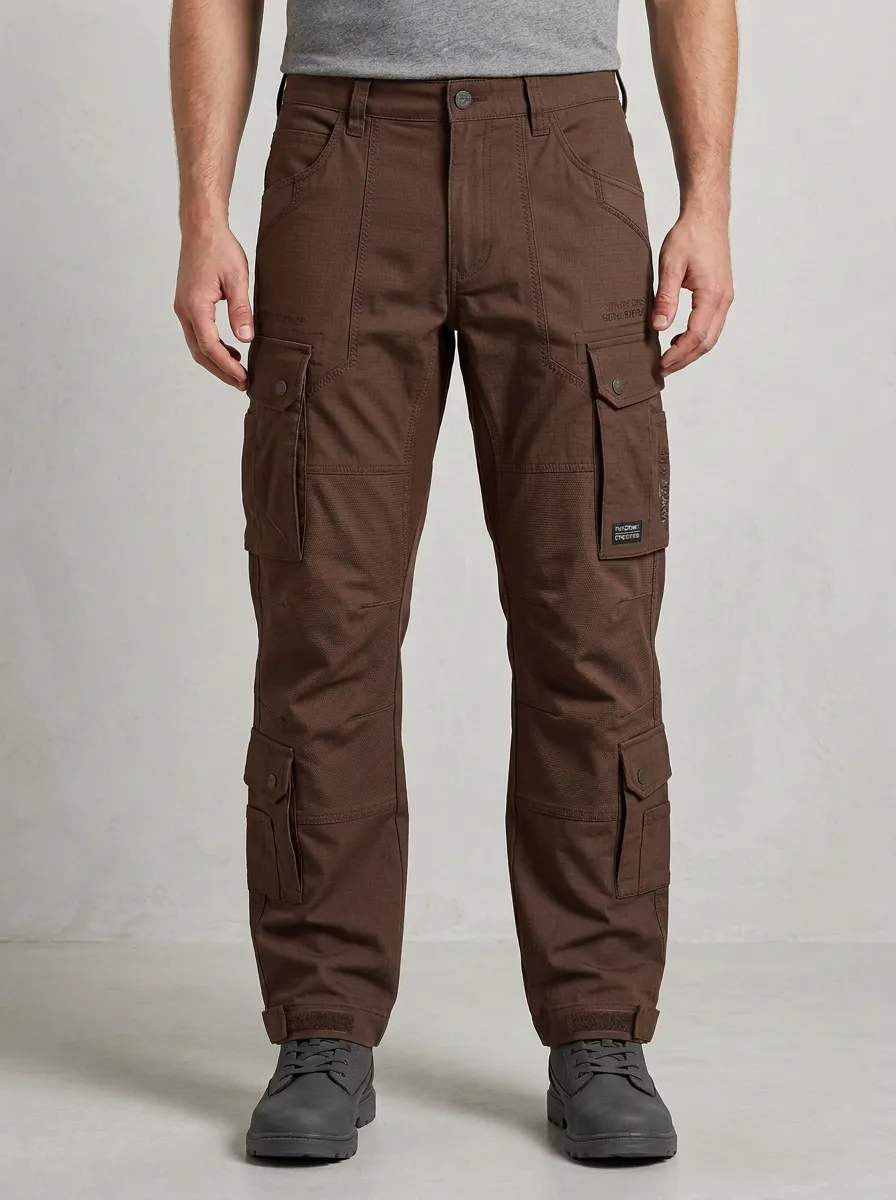 Men's Flap Pocket Technical Cargo Trousers