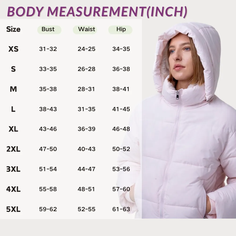 WarmCore Premium Short Puffer Jackets with Removable Hood & Optional Faux Fur Linging