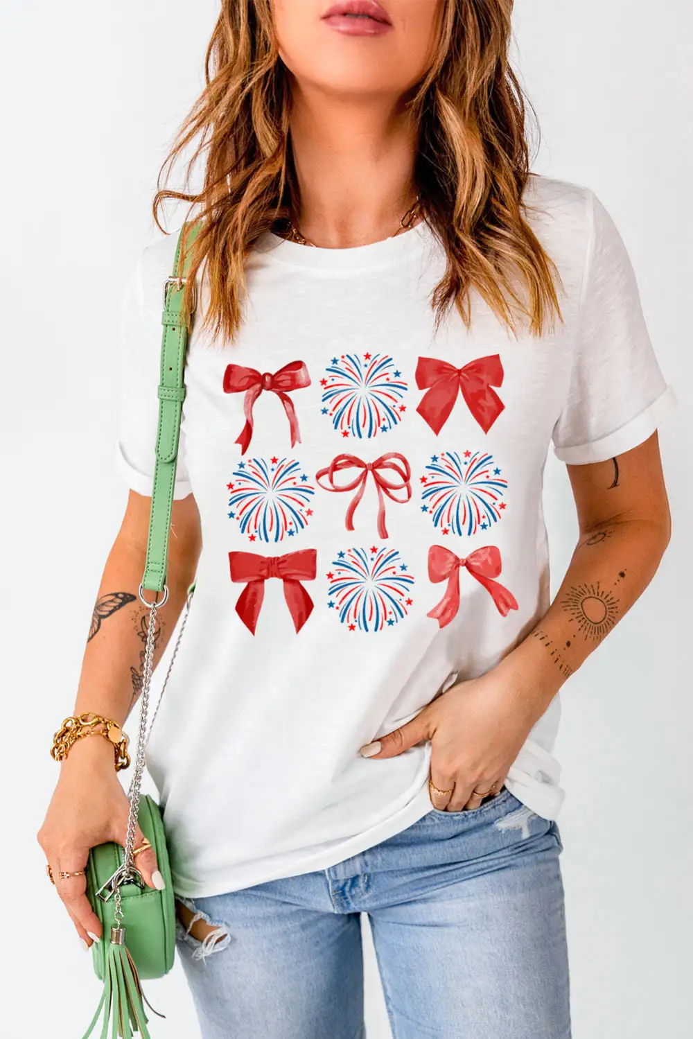 White Celerbration Bowknot
