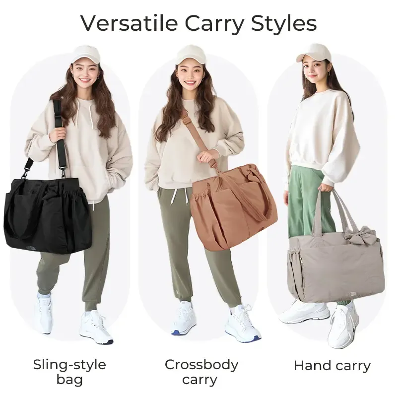 💕 Crush Bow Tote Bag for Women – Chic, Roomy & Ready for Anything