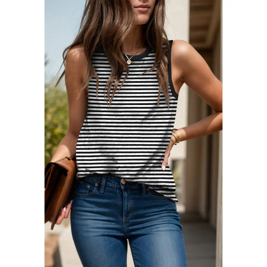 Modern Round Neck Tank
