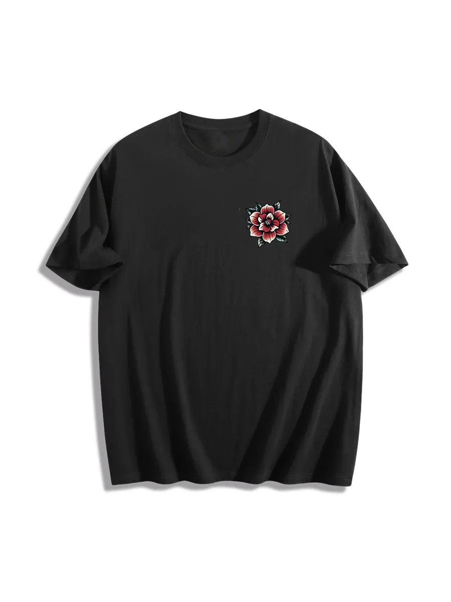 Floral Wave Design T-Shirts