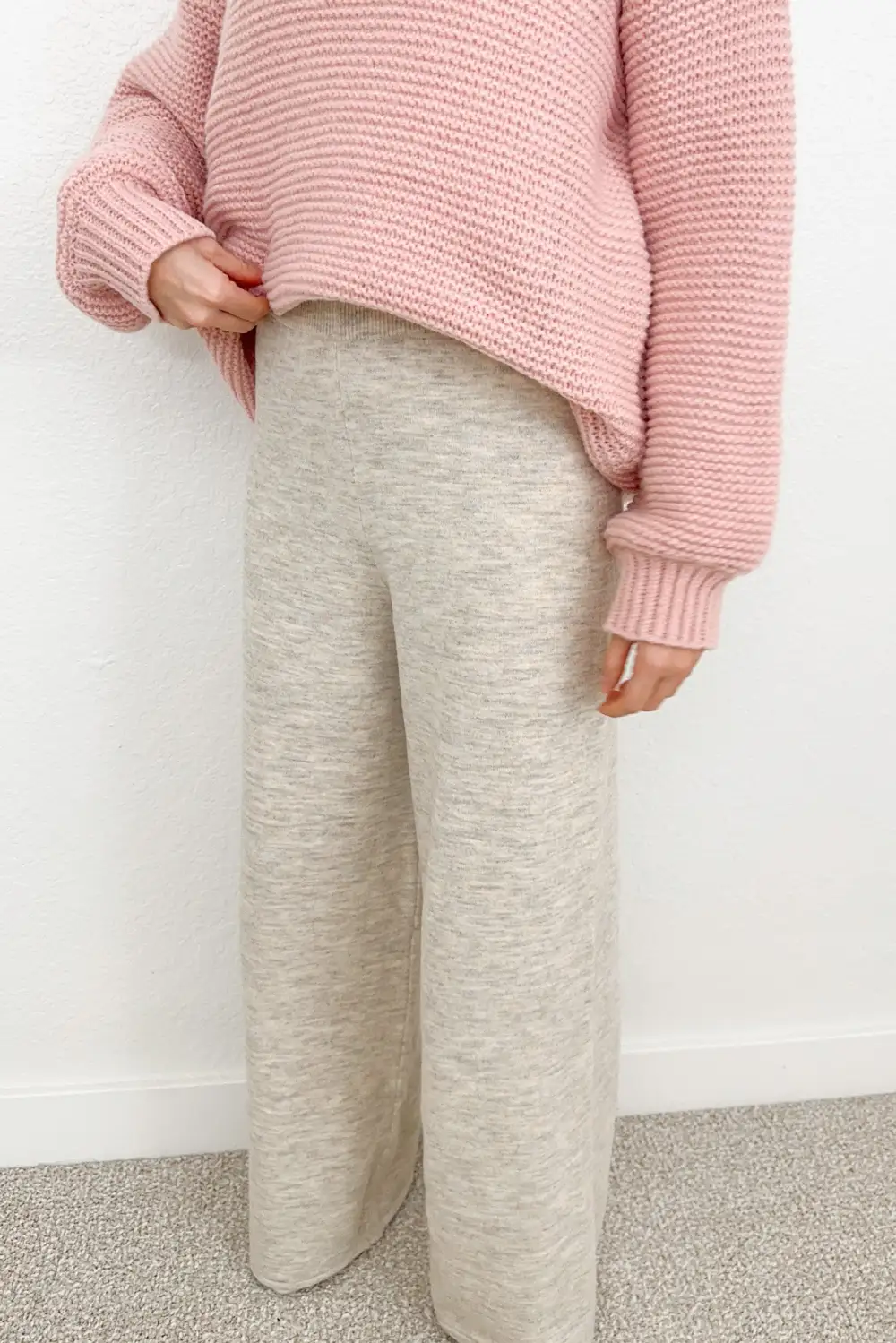 Neat Finish Soft Straight Leg Pants