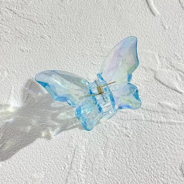 Butterfly Accent Hair Claw Clip