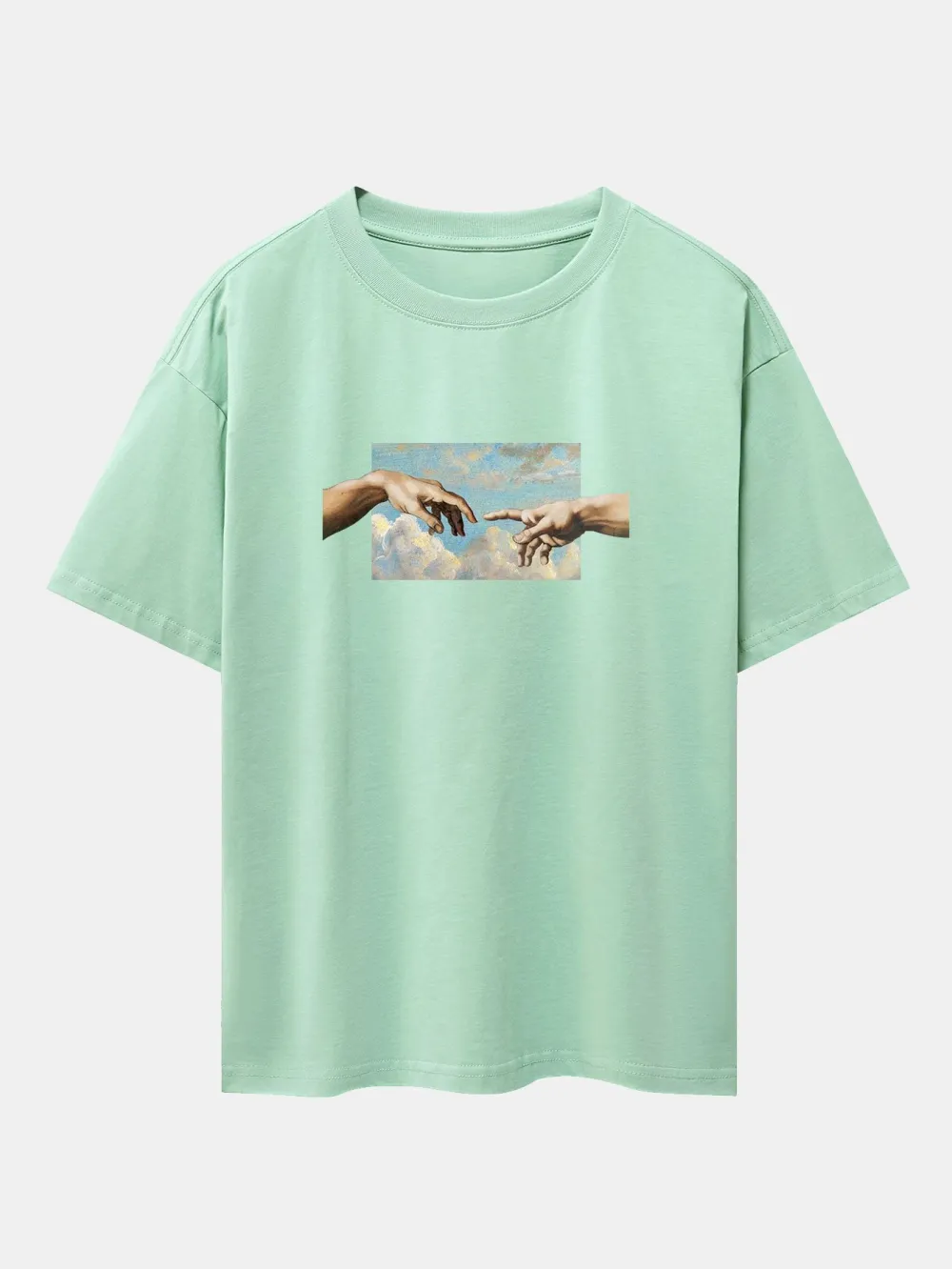 Create Art Print Heavy Weight Oversize T-Shirt