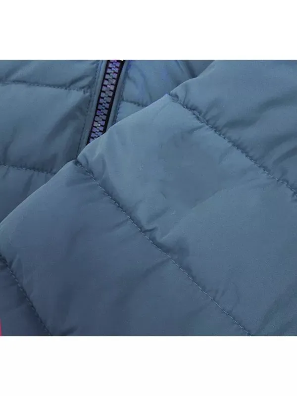 Waterproof ladies winter jacket blue