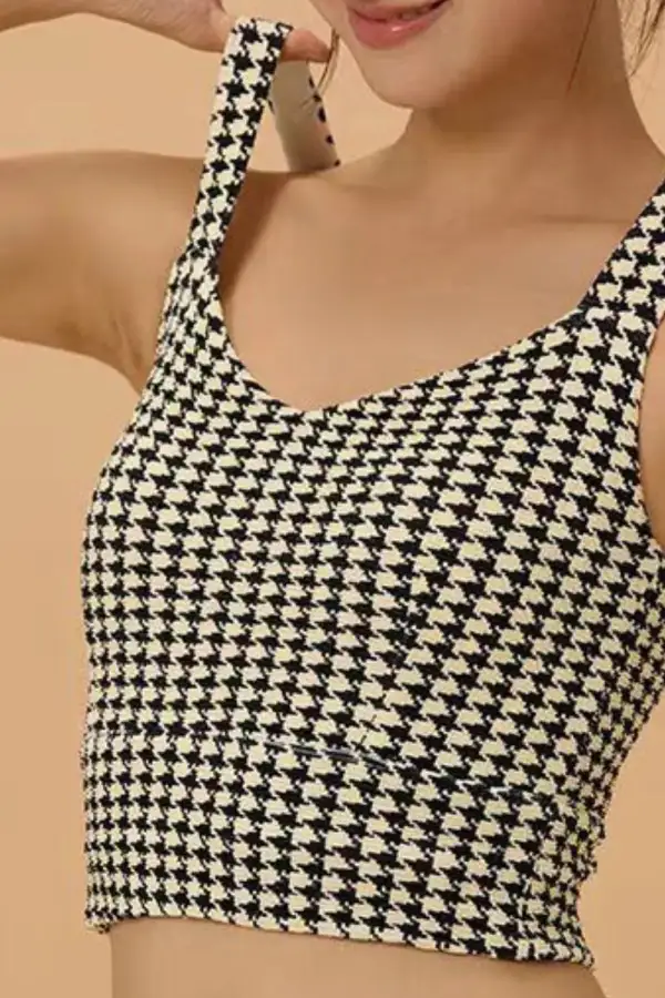 Cross-Back Crisscross-Back Padded Underwire Sports Bra