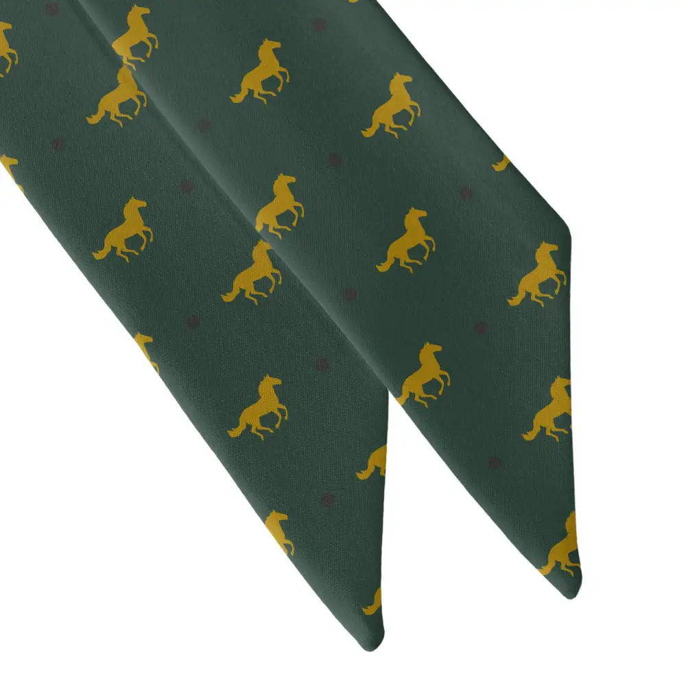 Derby Horses Motif Hair Scarf