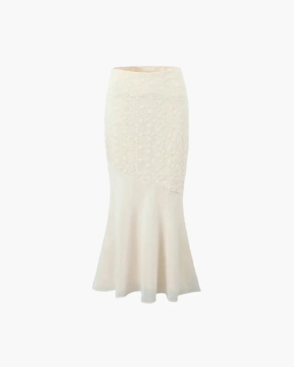 Tailored Lace Cotton Blend Embroidered Set