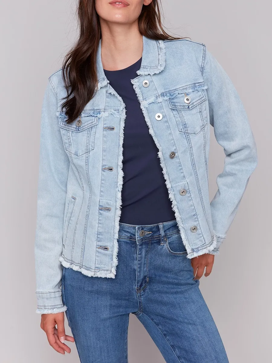 Women's Cotton Jacket With Multiple Pockets