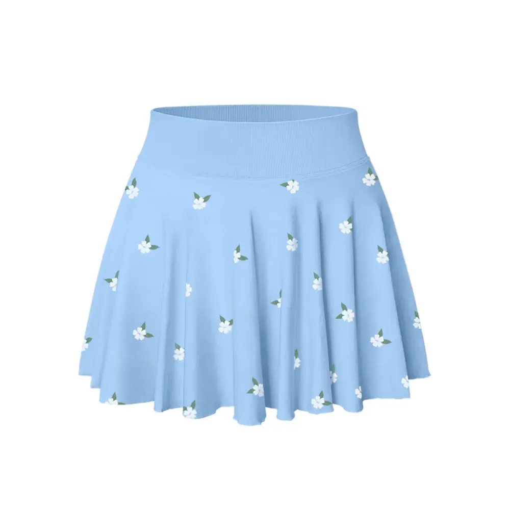 Women's Flowy Stretchy Flared Casual Mini Skirt