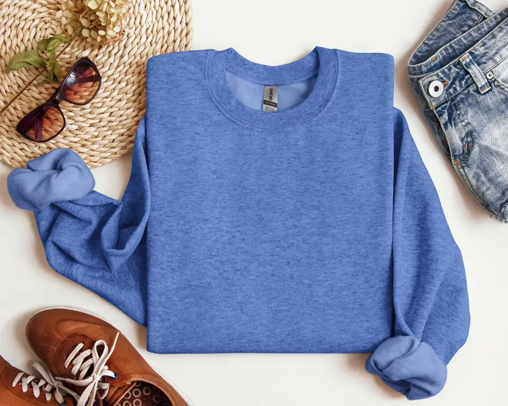 Unbothered Motto Graphic Crewneck Sweatshirt