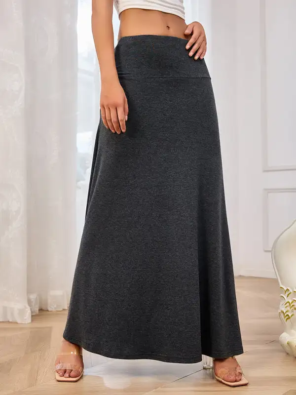 Line Knit Skirt