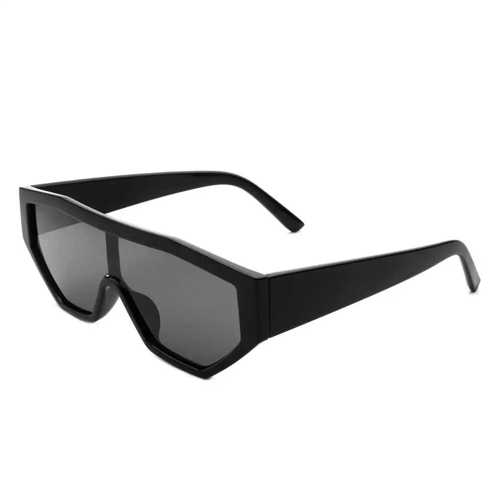 Statement Square Geometric Frame Sunglasses