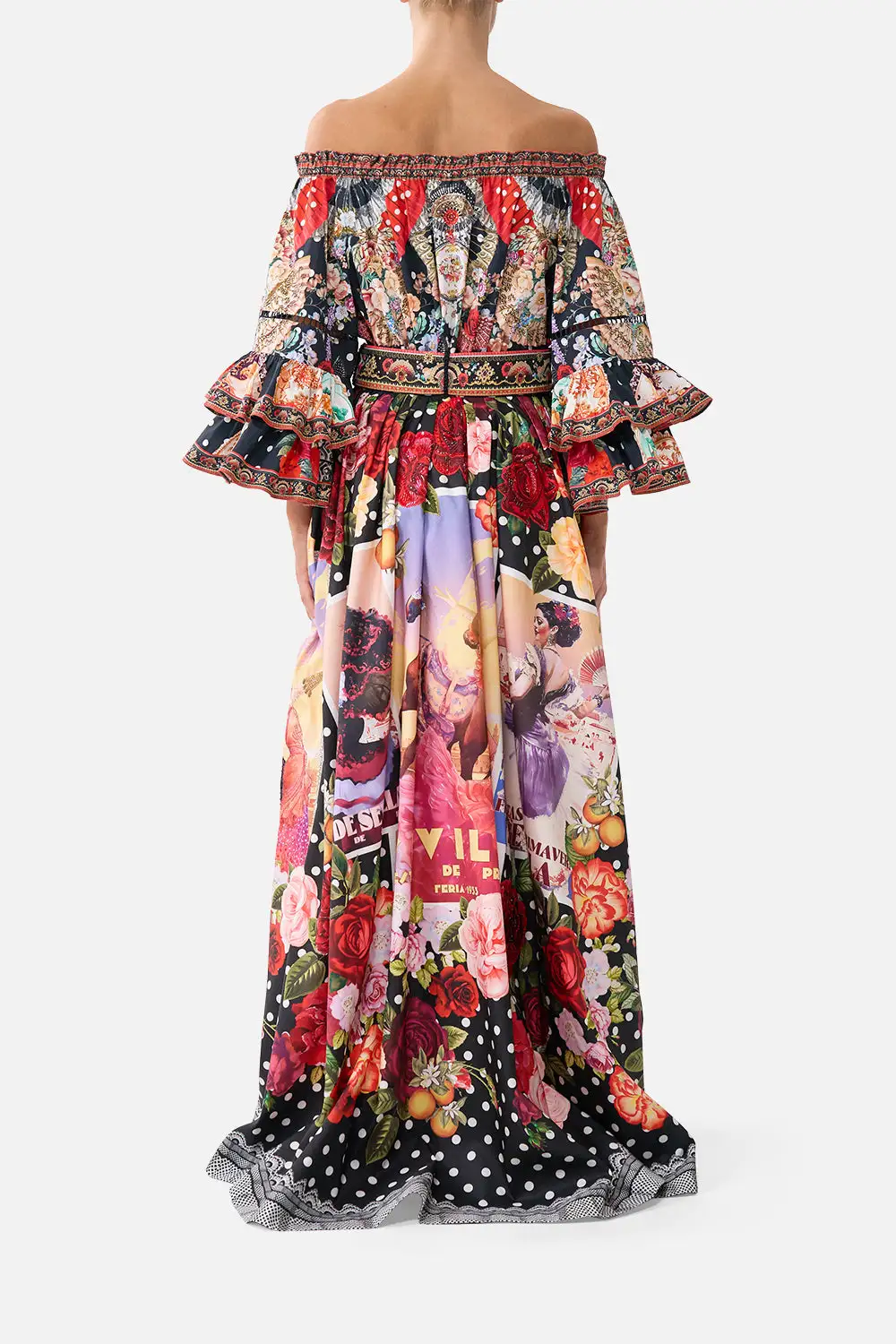 Belted Maxi Skirt