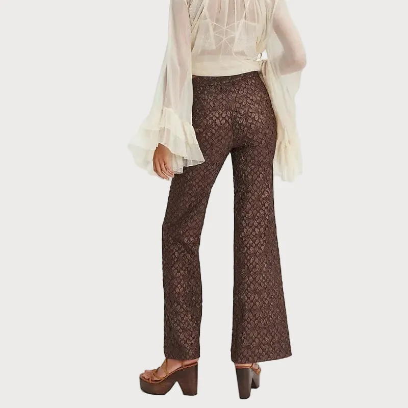Wide-Leg Flare Women's Trousers