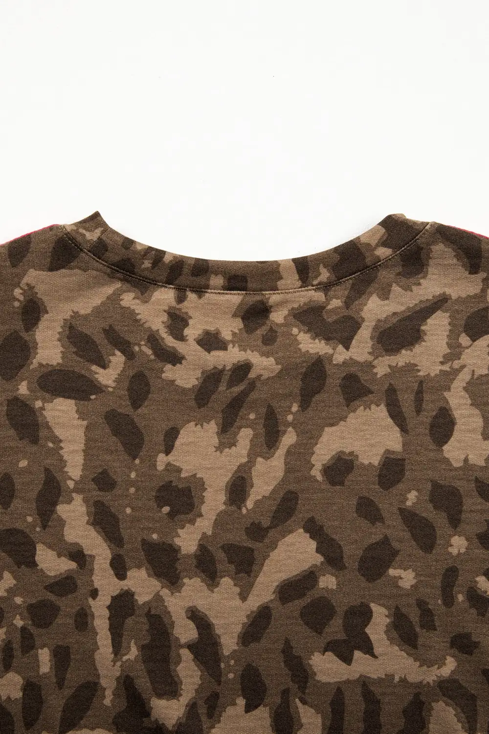 Striped Animal Print Pocketed Mini Dress