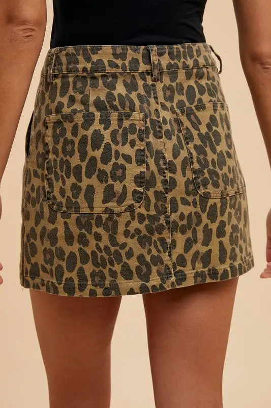 Denim Cotton Blend Dress Skirts